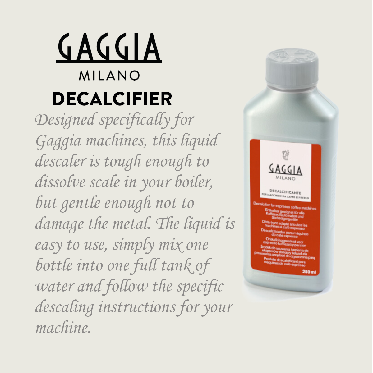 Gaggia Liquid Descaler