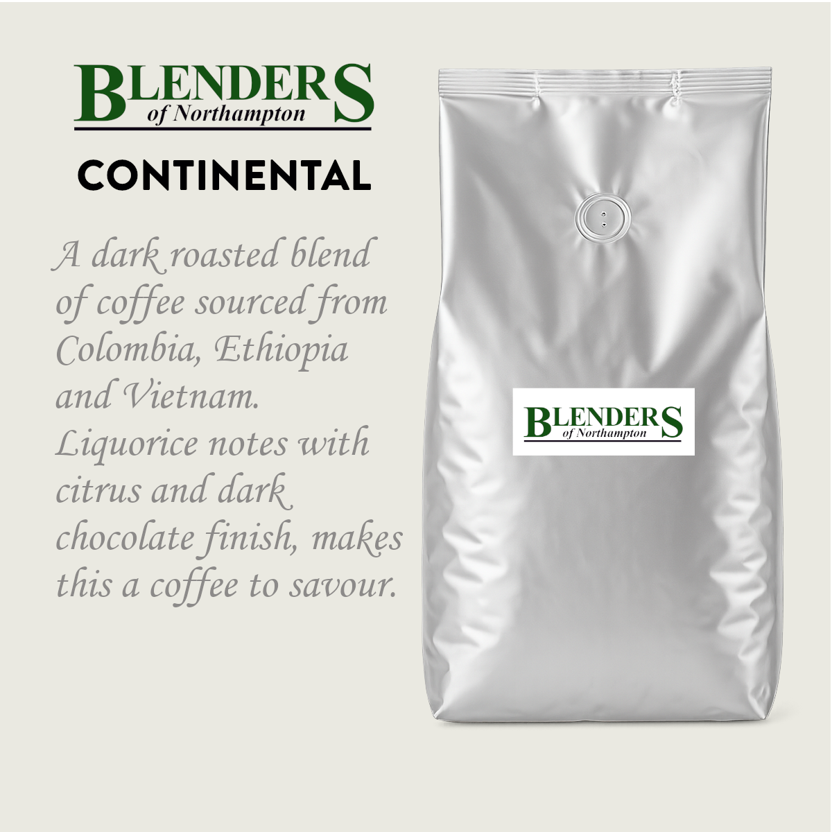 Blenders Continental 1 Kg Beans