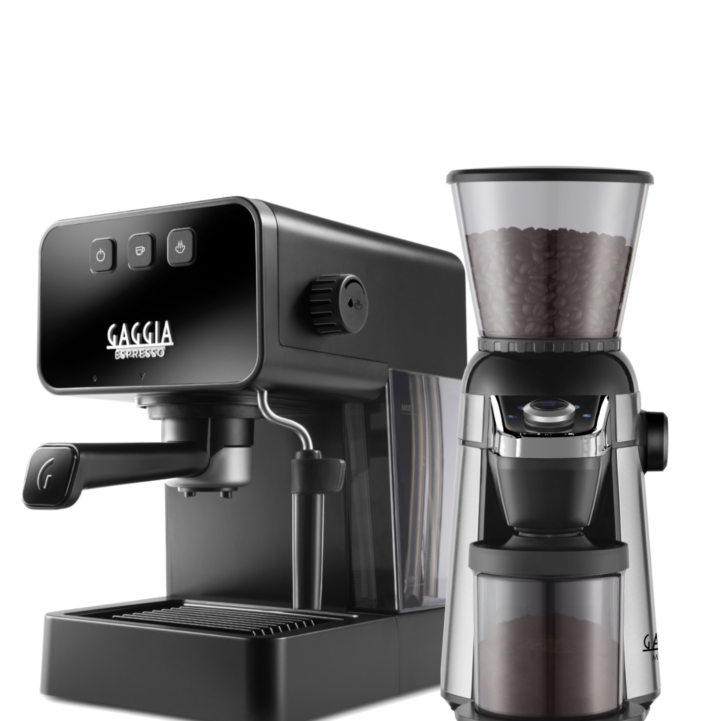 Gaggia Espresso Style Stone Black with MD15 Grinder [EG2111/01]
