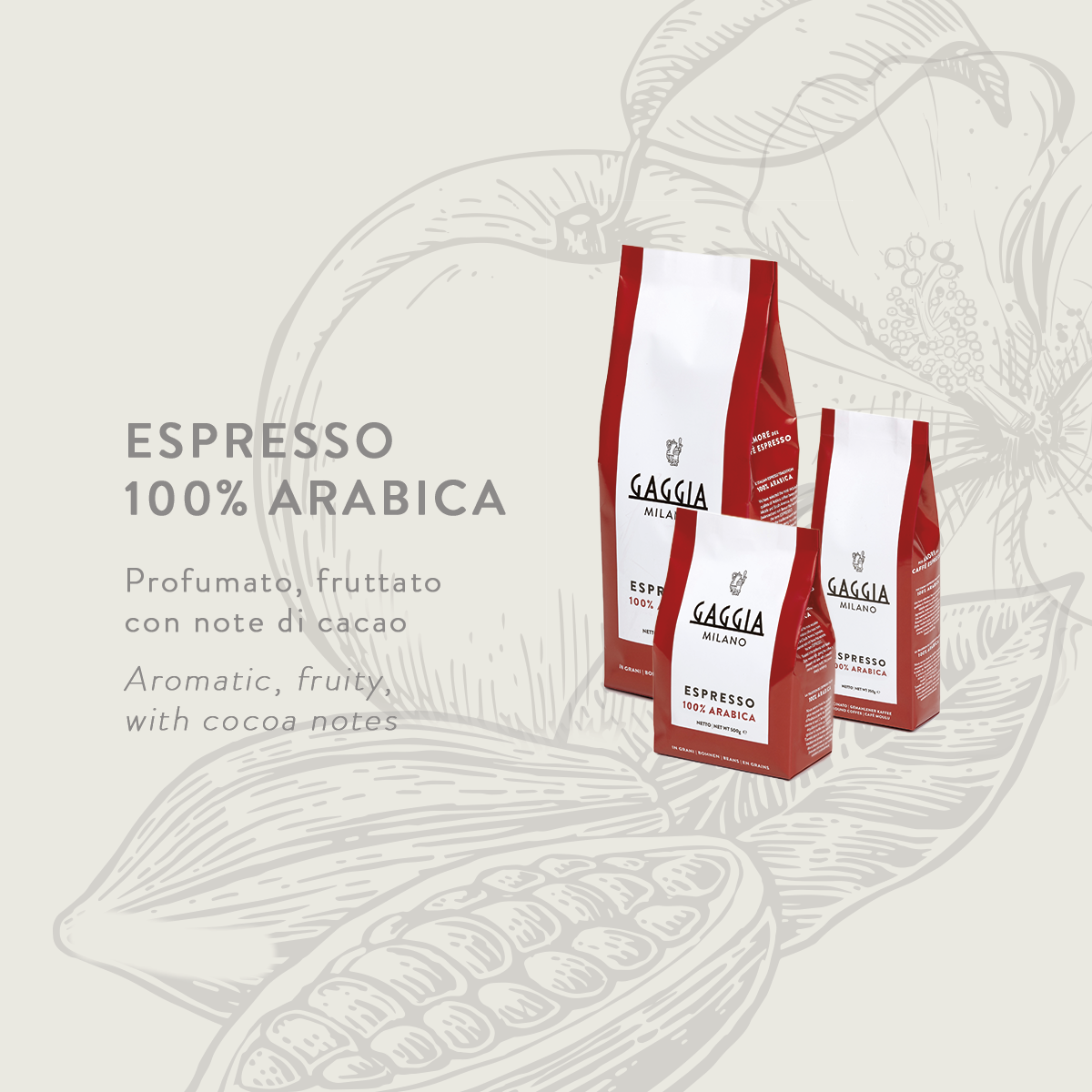 Gaggia Arabica Coffee Beans 1Kg