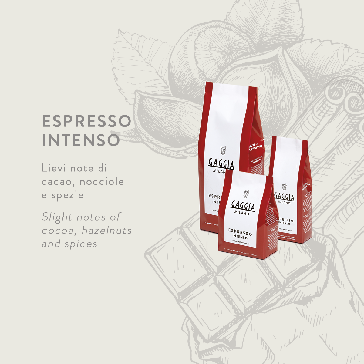 Gaggia Intenso Coffee Beans 500g